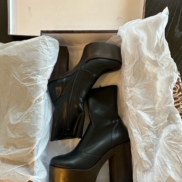 Jeffrey Campbell Mexique platform boots sz 9.5 - Picture 6 of 9